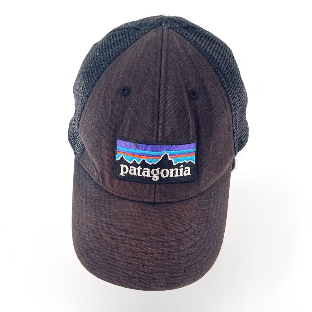 Patagonia Brown & Mesh Back Logo Patch Ball Cap